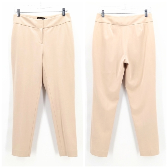 Pendleton Pants - PENDLETON Cropped Skinny Tan Career Pants Trousers